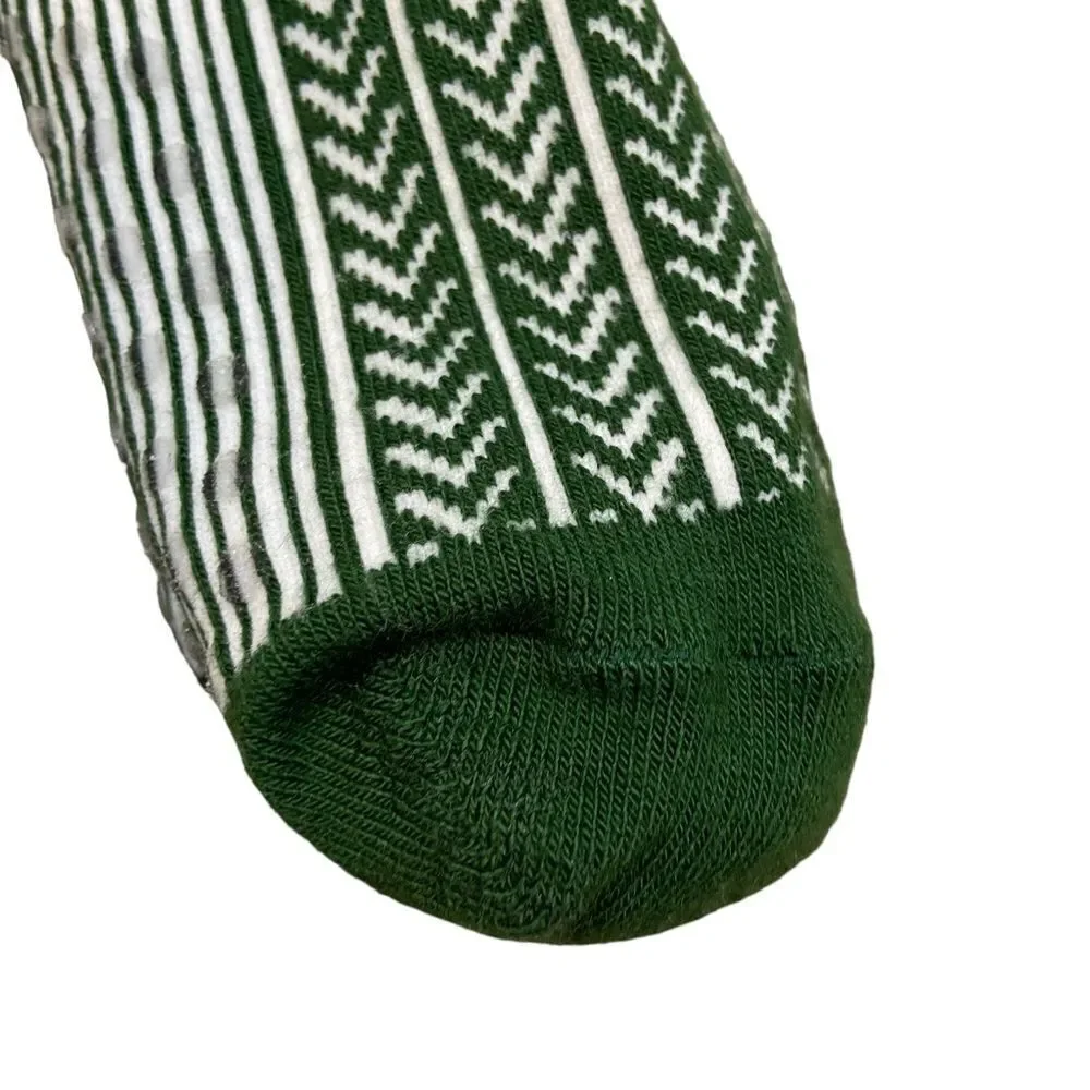 New without Tags Green Bay Packers Thick Fleece Lined Knit Sipper Socks One Size
